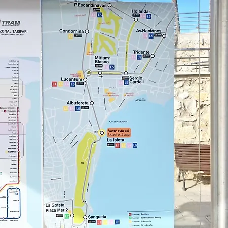 A 100m De La Playa. 2 Hab. A/c